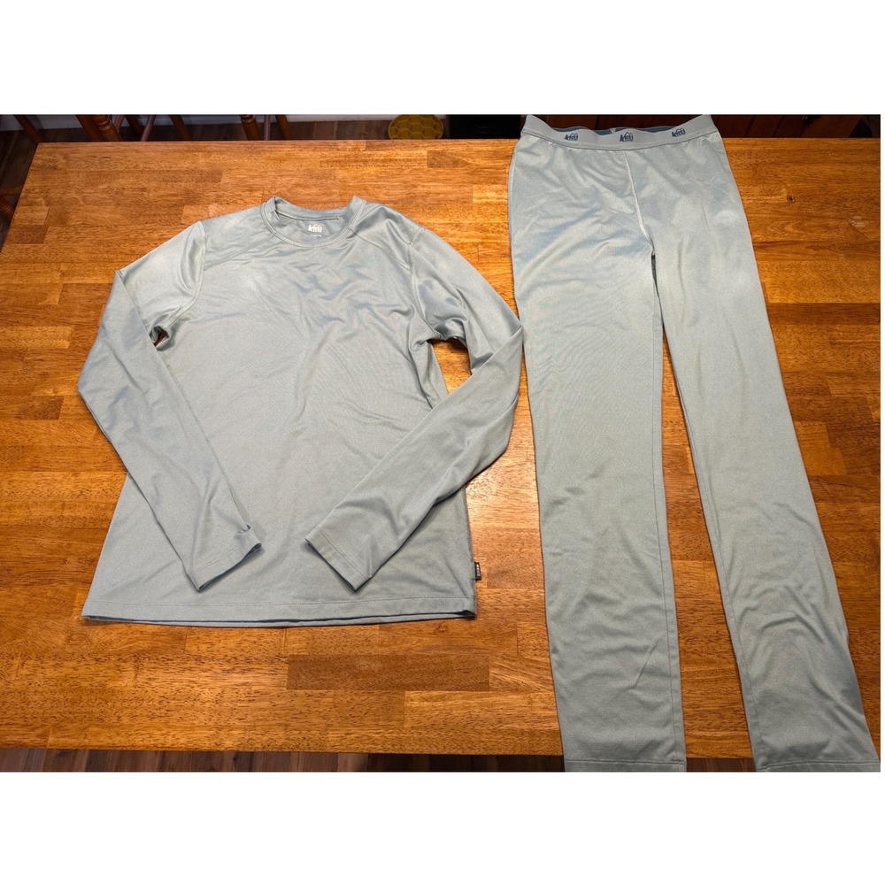 REI Co-op Kids Base Layer Set Large 14-16 Thermal Top Leggings